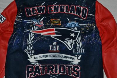 PRO STANDARD Men's NEW ENGLAND PATRIOTS MUlTI REMIX Varsity Jacket