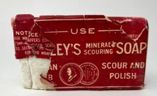 Vintage Wrigley's Mineral Scouring Soap Polish 1893 Made In Philadelphia USA