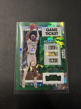 Dennis Schroder 2021 -22 Contenders Game Ticket FANATICS Green Cracked Ice