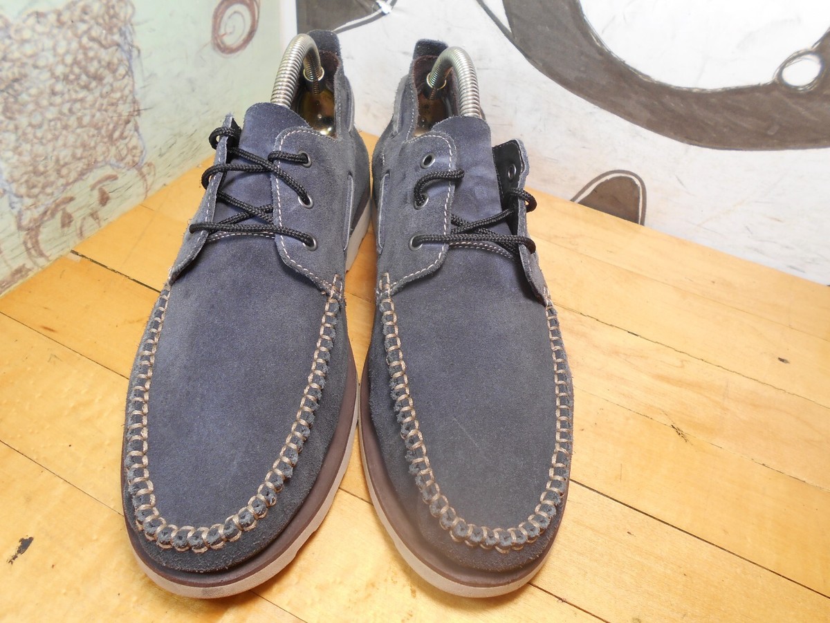 コロンビア　SALE Clarks Blue Suede Boat Shoes Men's 10M #13285 | eBay