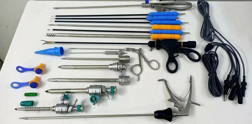 21pc- Laparoscopic Surgery Set 5mmx330mm SS Best Quality Reusable Instruments
