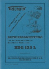 Betriebsanleitung Triumph BDG 125 L, A 5