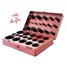 Swordfish 00180 407pc Nitrile 70 SAE Rubber O-Ring Assortment 