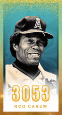 Rod Carew 3000 Hit Club Series Original Tobacco Size ACEO Sketch Art Card