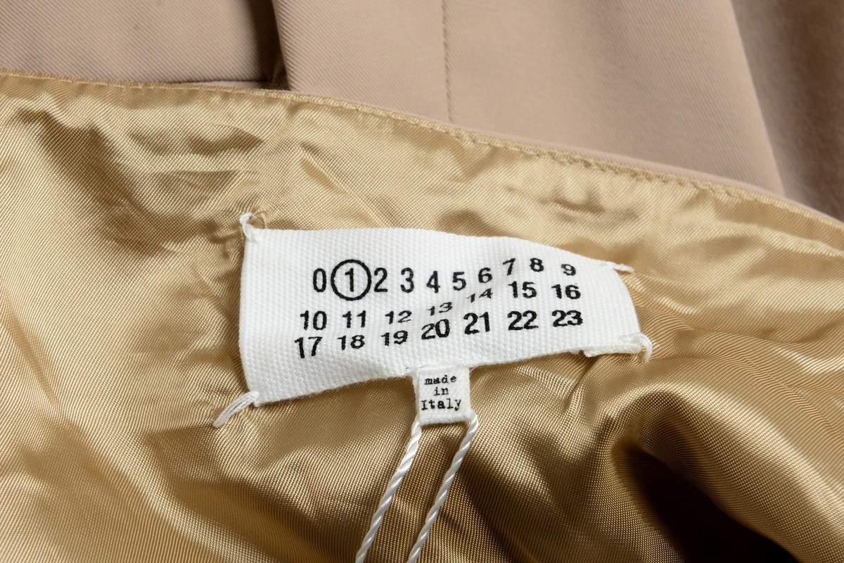 Combinaison Maison Margiela Beige à Franges - Taille 2 4 6 8 - Nylon Coton élasthanne - Neuf Avec étiquettes