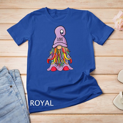 Camiseta Unisex Día de San Valentín Hippie Gnomo Amor Gnomo - Imagen 11 de 15