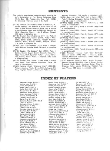 KLASSISCHE BASEBALL KARTEN & HALL OF FAME BASEBALL KARTEN - 190 AUTHENTISCHE REPRODUKTIONEN - Bild 6 von 6