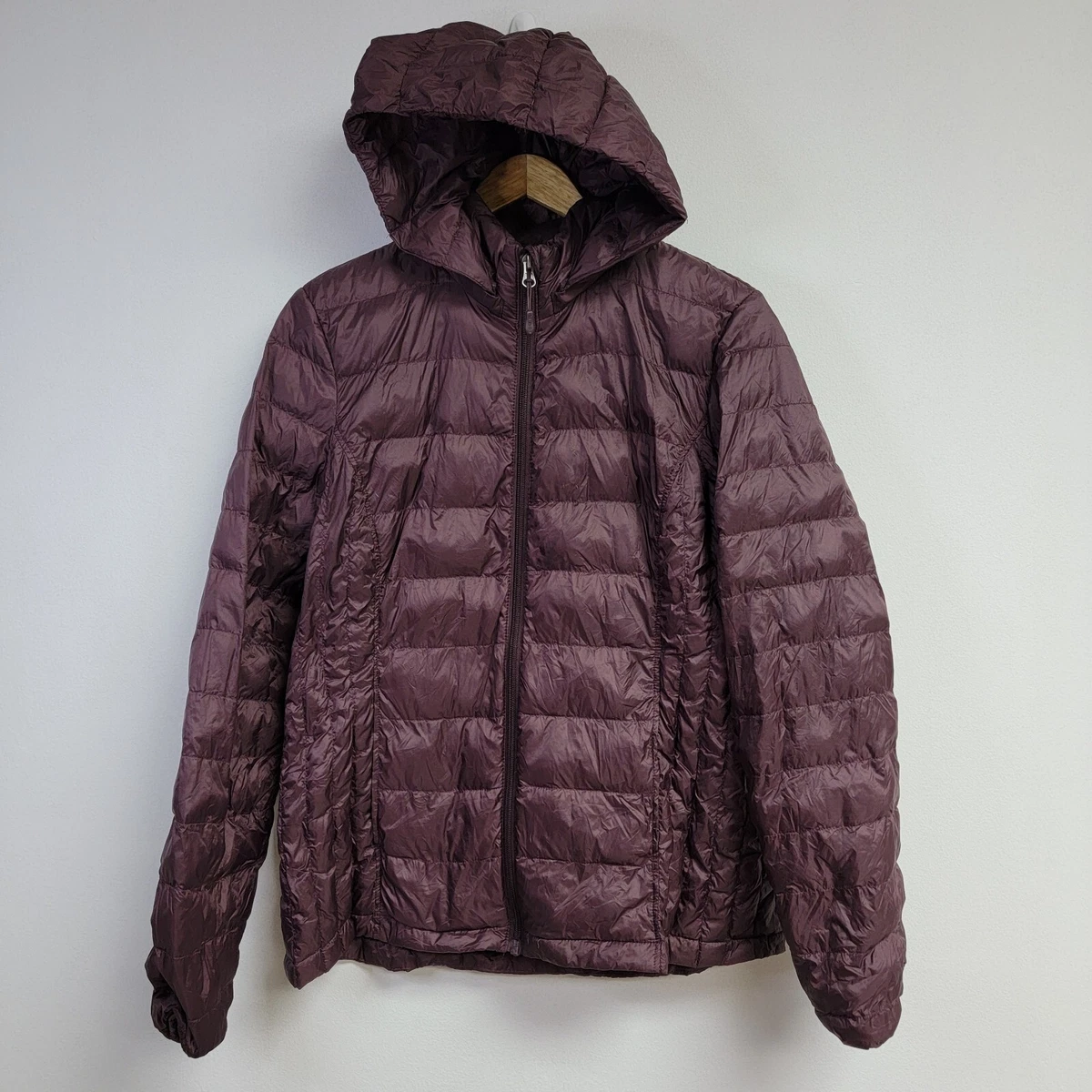 Women's heat keep down hooded puffer jacket cheap