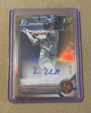 KEVIN KENDALL 2022 Bowman Chrome 1st Bowman Gold Auto /50 New York Mets