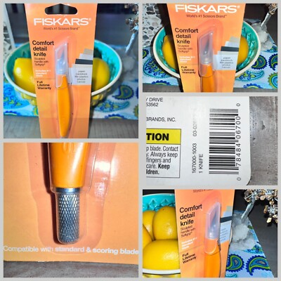 Fiskars Softgrip Ergonomic Craft Knife  6Inches Standard #11 Blade [Brand New]
