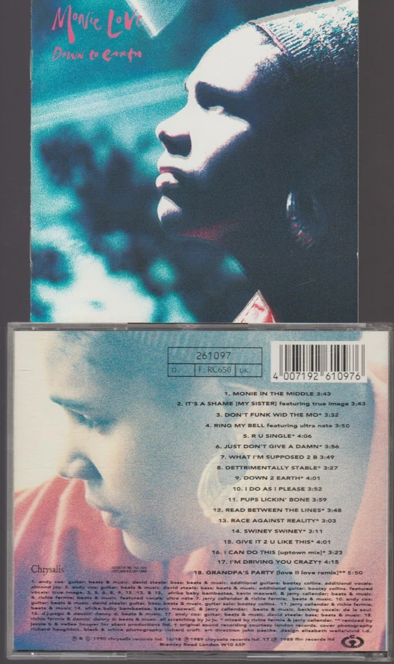 Monie Love Down To Earth Cd - Photo 1/1