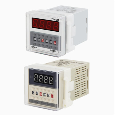 Zeitrelais DH48S-S Zykluszeitregler 1Z 2Z Digital Verzögerungsgerät 12V/24V/220V