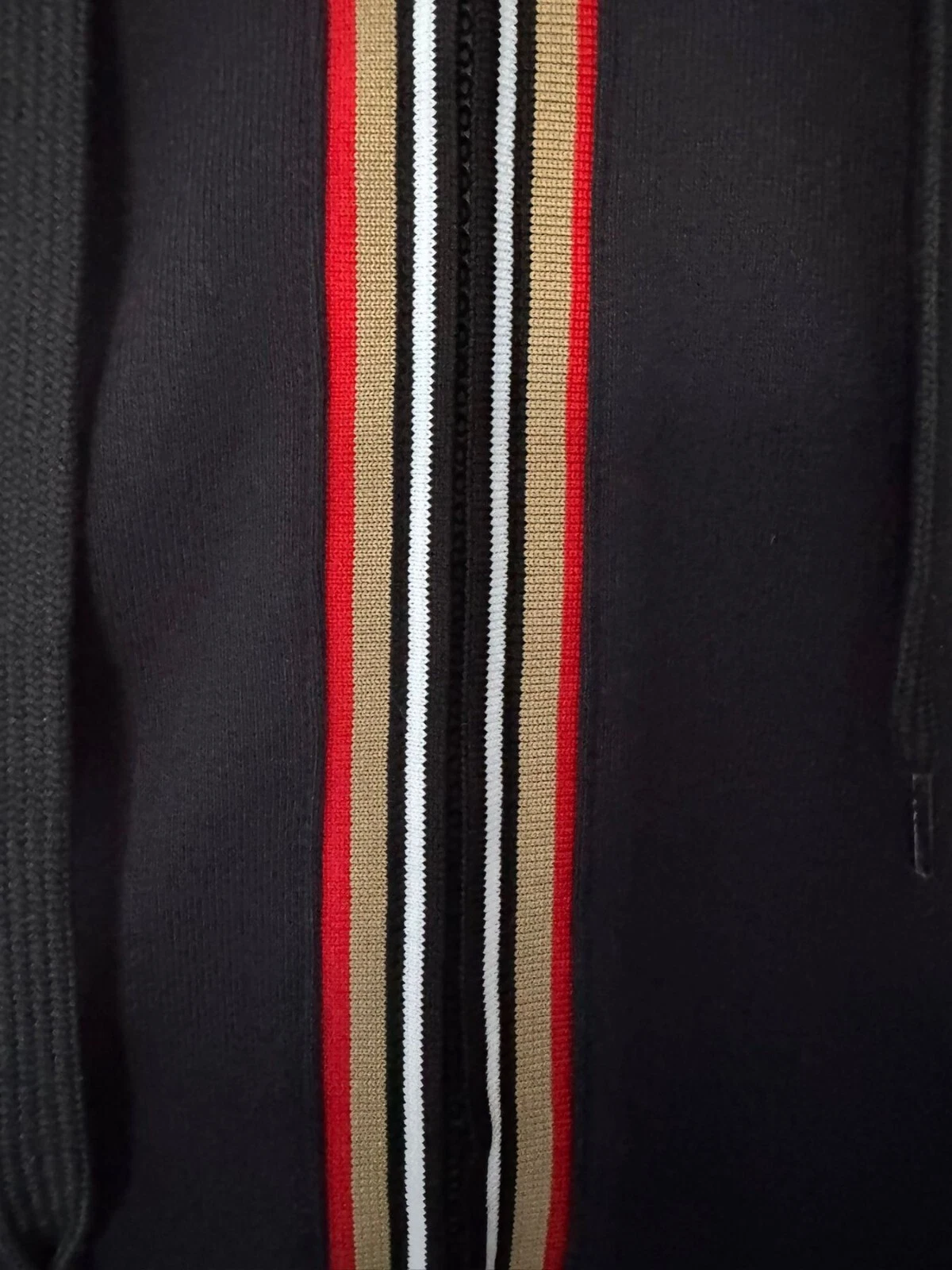 Burberry Check Blu Navy Hoodie XL Cotton new with labels and Burberry shopper