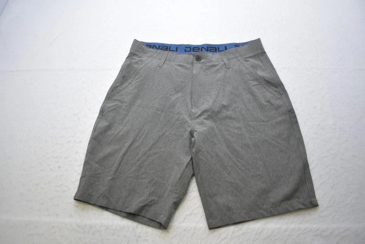 Denali Hybrid Camp Shorts Gray Dry Fitting Stretch Hiking Outdoors Mens Size 32