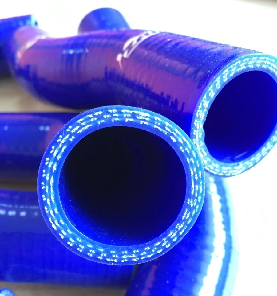 Blue fit Honda CR 125 R CR125R CR125 2001-04 Silicone Radiator Coolant Hose Kit - Image 2 of 2