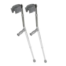 Medline Forearm Crutches, Tall Adult