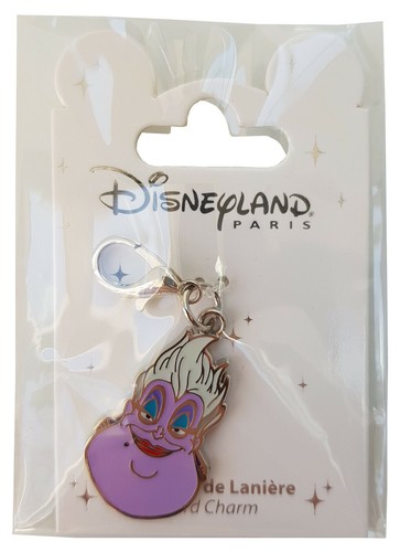 Disneyland Paris Ursula Face Head Pin Lanyard Charm Clip Villain Disney Parks - Picture 2 of 5