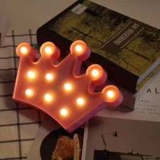 AMZER Crown Shape Warm White LED Decoration Light