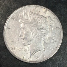 1922 Peace Silver Dollar - High Quality Scans #Q026