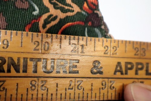 Vtg Pinwale Corduroy Green Floral Midi Dress Shift Pinafore Jumper Approx S.2X - Picture 10 of 14