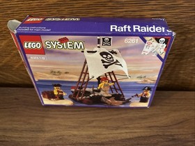 LEGO (6261) Pirates System: Raft Raiders 100% w/ Box Instruction Mini Figures