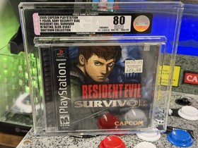 2000 PlayStation Resident Evil Survivor VGA 80 Sealed Y-Folds Capcom