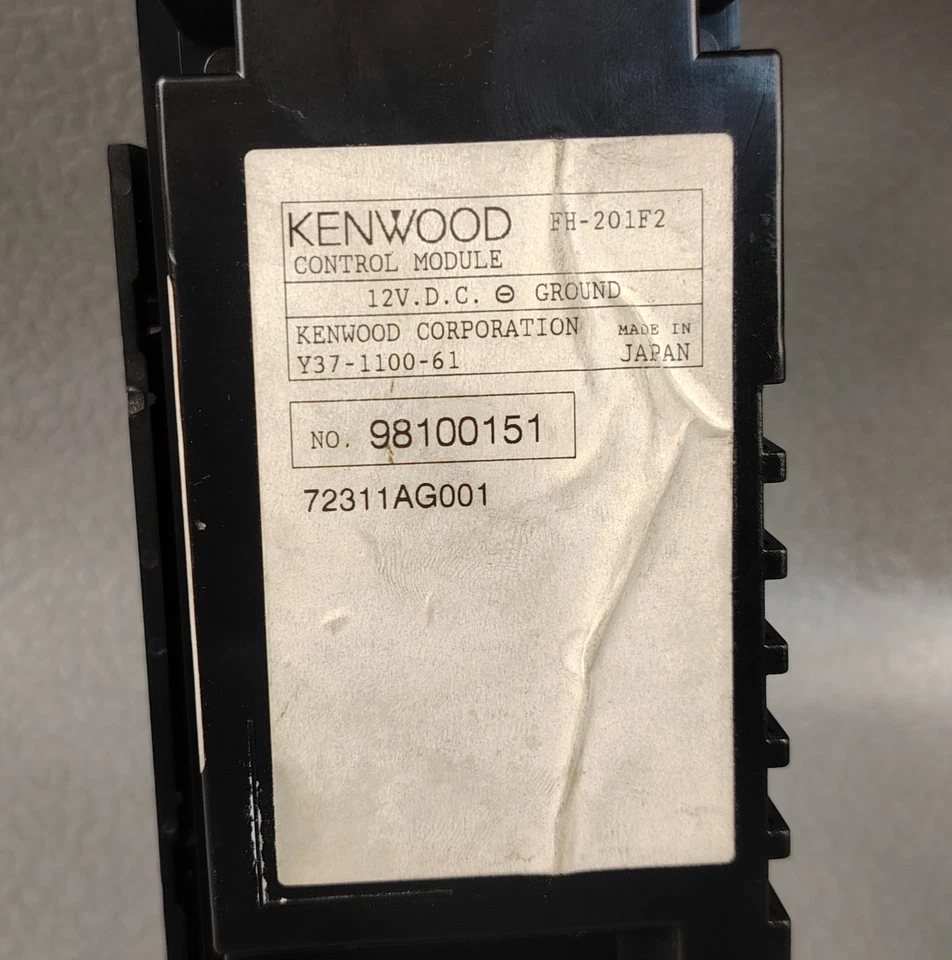 04-05 Subaru Legacy BP BL AC Switch 2DIN Audio Panel silver FH-201F2 72311AG000 - Image 3 of 4