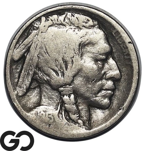 1913-S Buffalo Nickel Type 1, Better Date