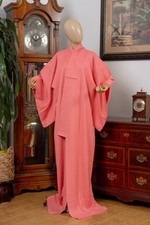 DEAR VANILLA JAPANESE TANGO CHIRIMEN SILK IROMUJI KIMONO WOMEN'S AUTHENTIC JAPAN