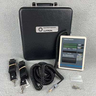 Lutron Grafik 6000 Hand Held Lighting Programmer w/ Case System Tool 4