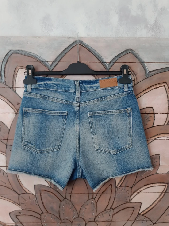 Short Jean Femme, Bonobo, Bleu, Taille 36 - Photo 2/4