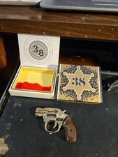 VTG HADSON .38 PIEZO ELECTRONIC GAS LIGHTER Pistol '90 Collection *UNUSED IN BOX