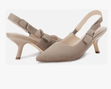 Coutgo Women Slingback Heel Size 9