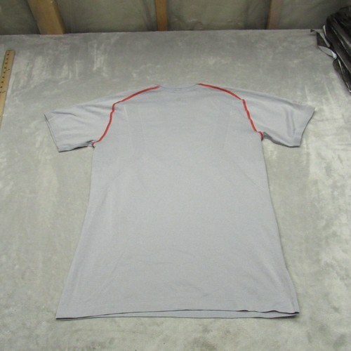 Lululemon Shirt Men Small Gray Metal Vent Tech Short Sleeve Wicking Workout Gym - Picture 4 of 7