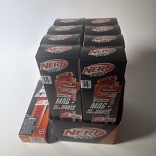 Nerf Pro Mag with 15 Half-Length Darts Lot, Case of 8, 1 extra 9 Total