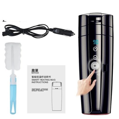 Smart Temperature Control Mug LED Display Cup 12V 24V Car Heating Cup Electric K
