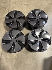 Set of OEM 19" Crossflow Tesla Model Y 2025 Wheels And Covers, Gloss