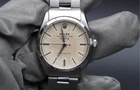 Vintage Rolex Air-King 6552 1950s Super Precision Original Dial Riveted Bracelet