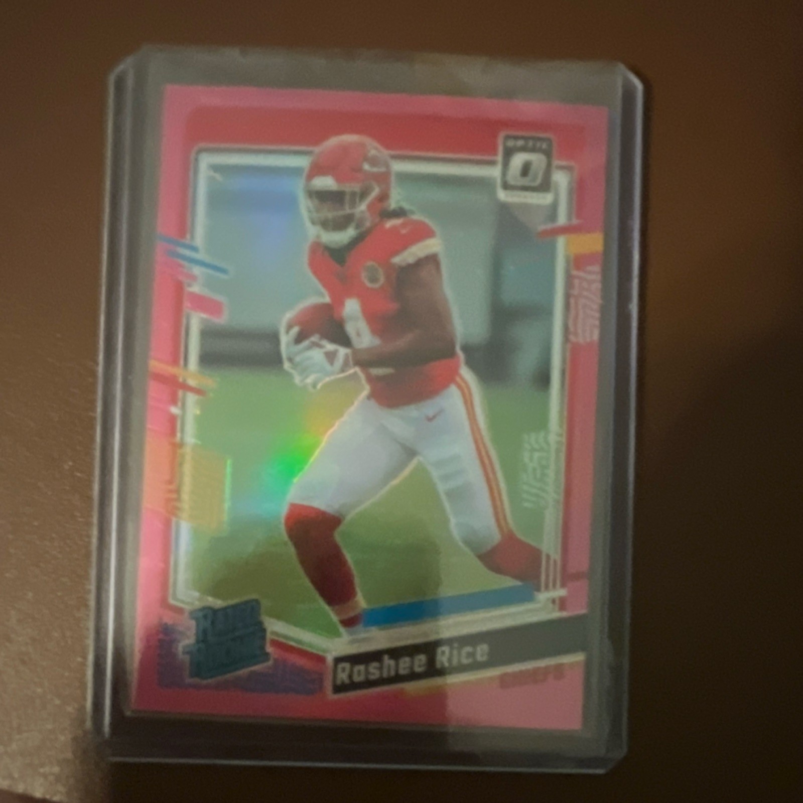 2023 Panini Donruss Optic Rashee Rice Chiefs Rookie #257 Pink Parallel