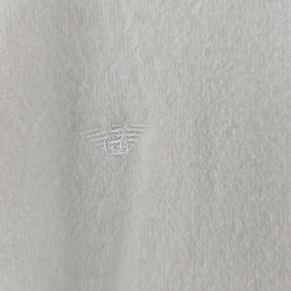 Emporio Armani Junior Girls Wool Blend Jacket Ivory 8 Vintage Single-Breasted Pr - Image 3 of 4