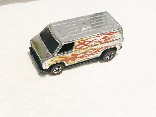 HOT WHEELS RED LINE SUPER VAN CHROME w FLAMES