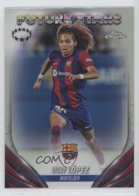 2023 Topps Chrome UEFA Women's Champions League Refractor Vicky Lopez López 2qw