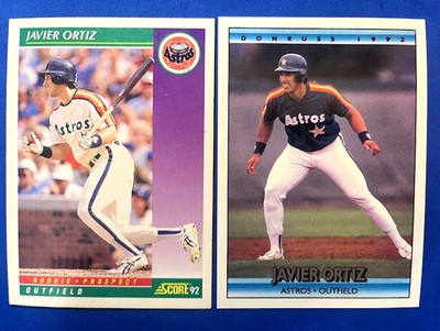 Ricky Bones 1992 Score & 1992 Donruss Baseball - Padres