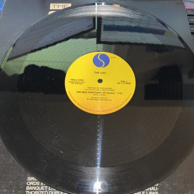The Cult-She Sells Sanctuary-Promo-Excellent Condition 