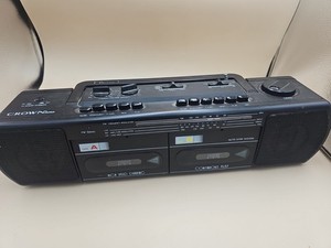 Vintage 80's CROWN p-815 Boombox GHETTO BLASTER Kassettendeck Radio