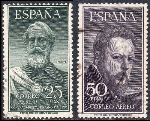 Spain - Edi o 1124/25 - 1953 - Legazpi y Sorrolla
