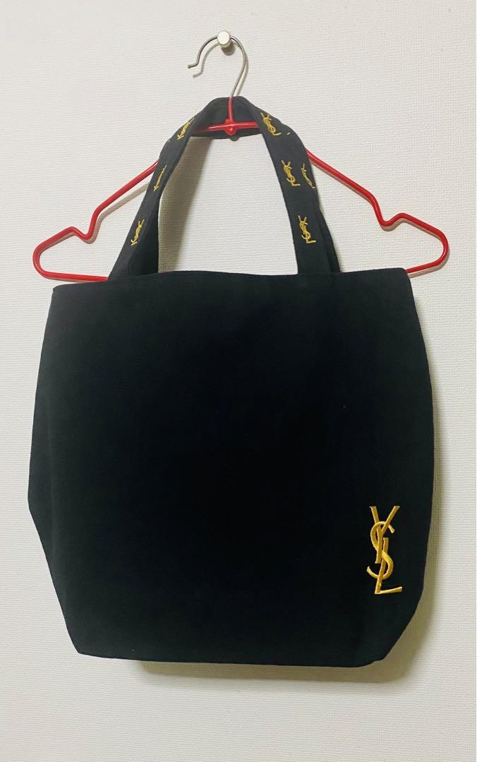 Borsa tote YSL Yves Saint Laurent logo ricamo novità #651fad