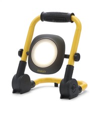 Work Light Yellow 20w Folding LED 230v IP65 4000K Stanley SXLS35525E