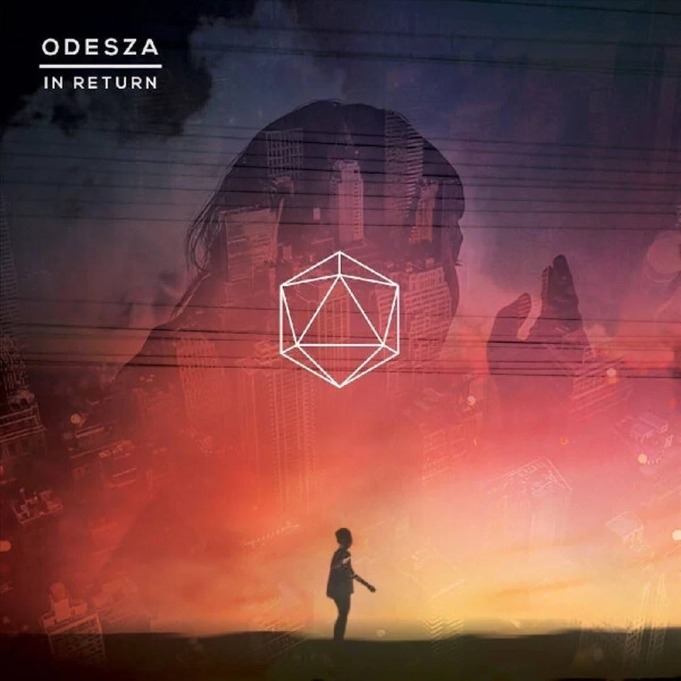 Odesza IN Return Sonnenuntergang Marmoriert Orange Doppel Vinyl LP 10th Neu - Bild 2 von 4