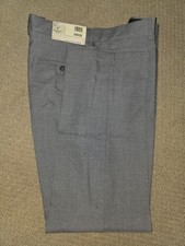 Haggar Collections Mens Slim fit Gray Dress Pants 38x32 Plain Front NWT
